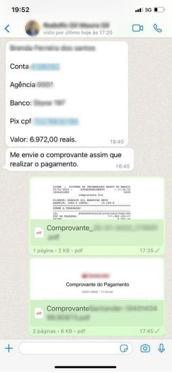 Print conversa WhatsApp