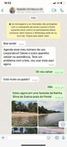 Print conversa WhatsApp