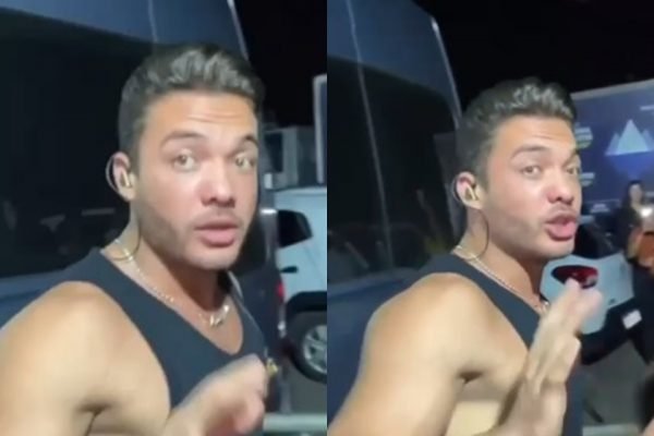 Wesley Safadão tem reação controversa com fã em saída de show em São Luís do Maranhão (Reprodução)