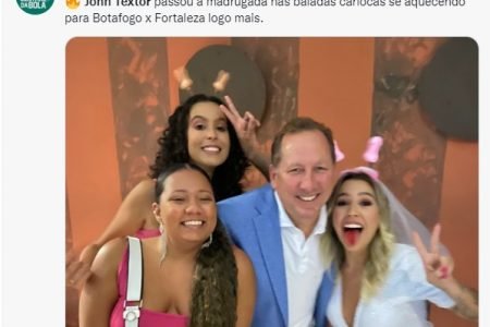 John Textor curte despedida de solteiro no Rio de Janeiro