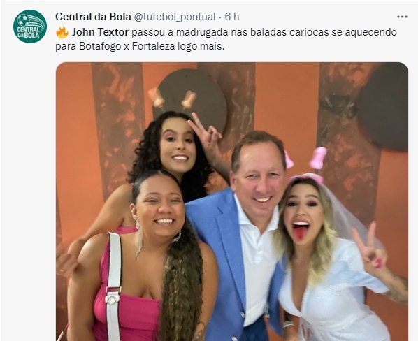 John Textor curte despedida de solteiro no Rio de Janeiro