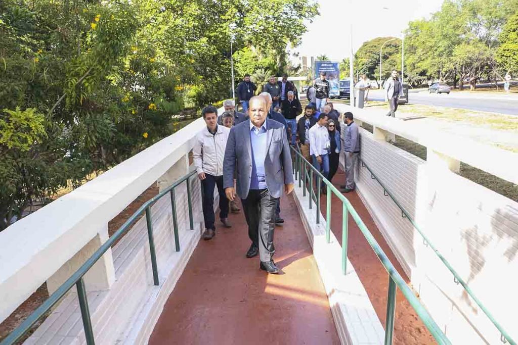 Governador Ibaneis Rocha visita obras de reforma das passagens subterrâneas do Plano Piloto5