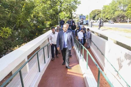 Governador Ibaneis Rocha visita obras de reforma das passagens subterrâneas do Plano Piloto5