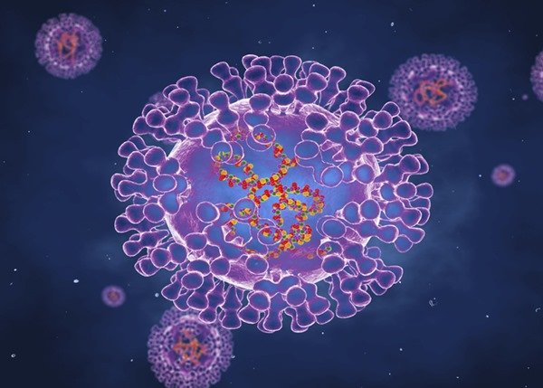 Ilustração do vírus da variola - Metrópoles