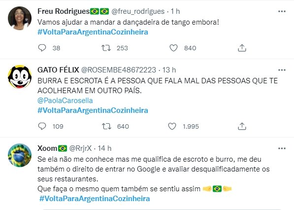 Bolsonaristas criticam e boicotam restaurante da chef Paola Carosella no Twitter após críticas dela ao presidente Bolsonaro - Metrópoles