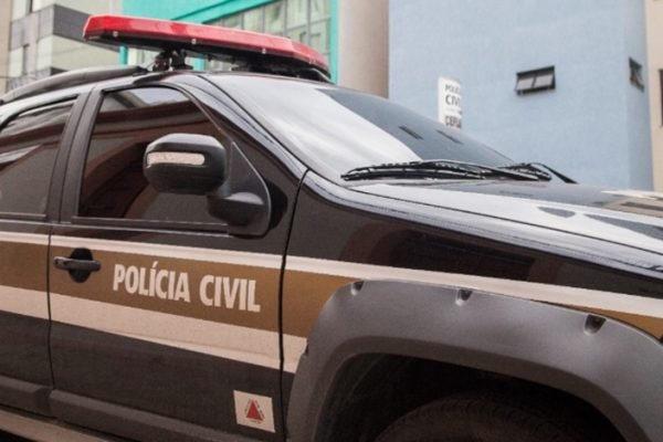 Imagem colorida de uma viatura da Polícia Civil de Minas Gerais