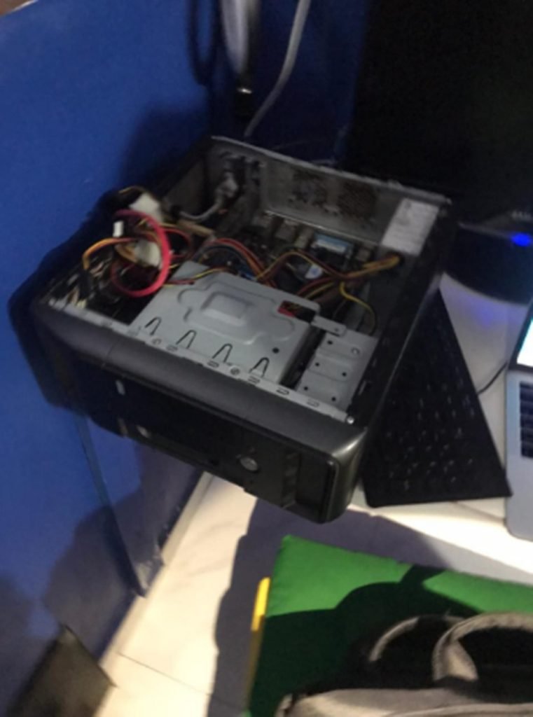 Computador apreendido