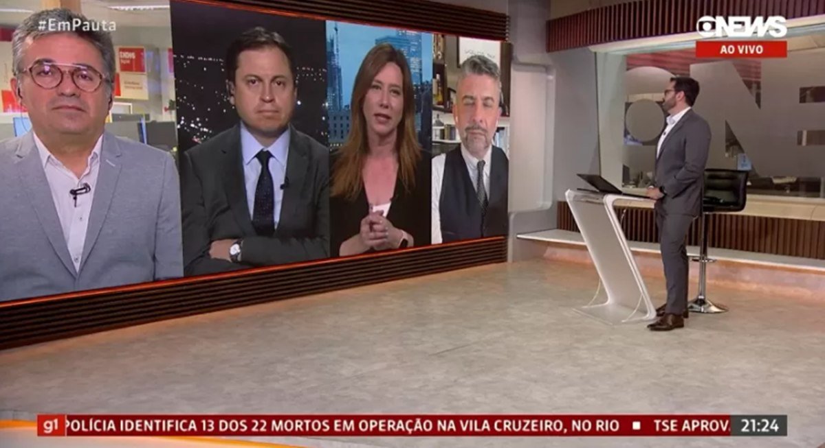 Jornalista da GloboNews é corrigida ao vivo após usar termo