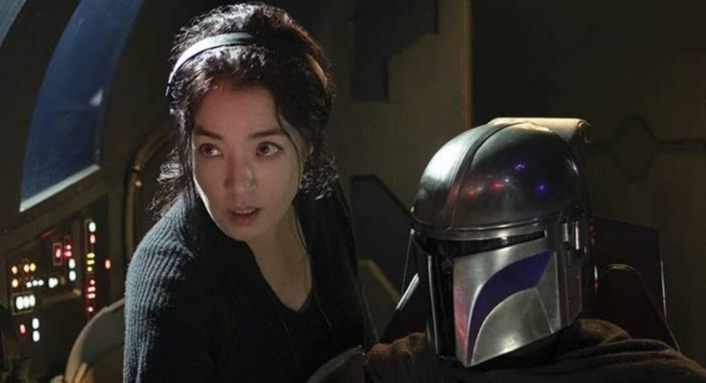 Foto colorida de diretora star wars