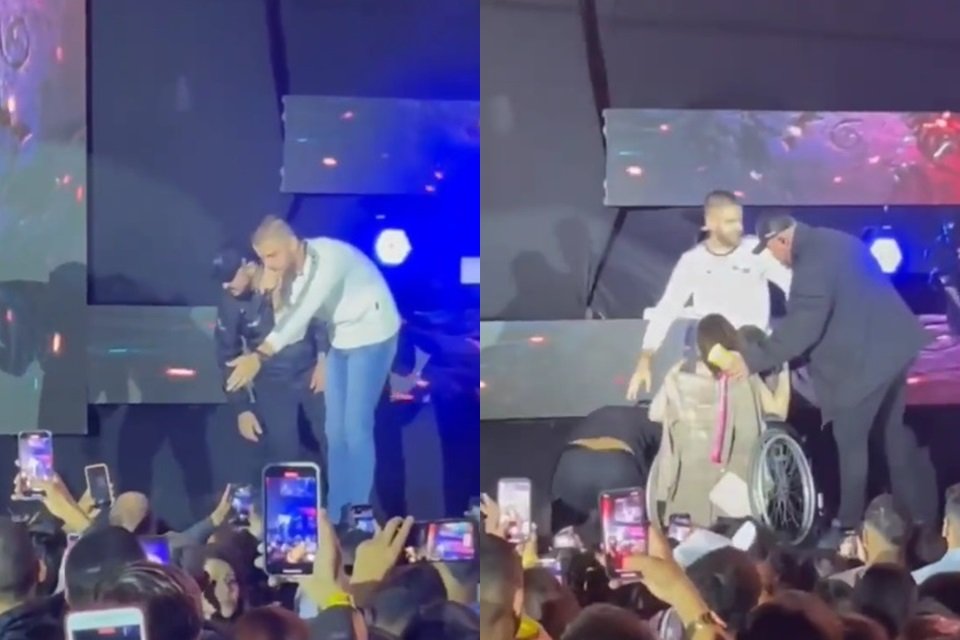 Zé Neto e Cristiano presenteiam fã com uma cadeira de rodas motorizada (Reprodução: Instagram)