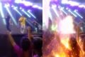 Felipe Amorim dispara fogos de artifício em show e fere fã nos olhos