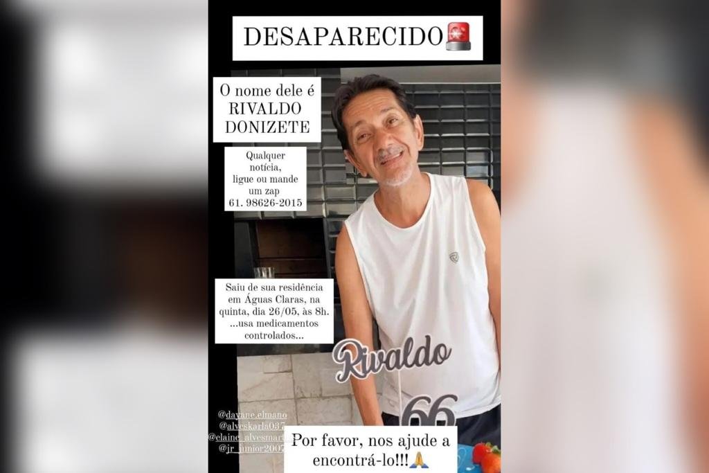 Homem idoso, magro e com cabelos escuros- Metrópoles