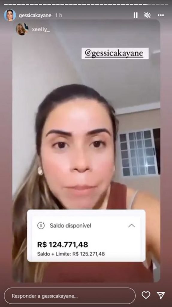 print de story om mulher