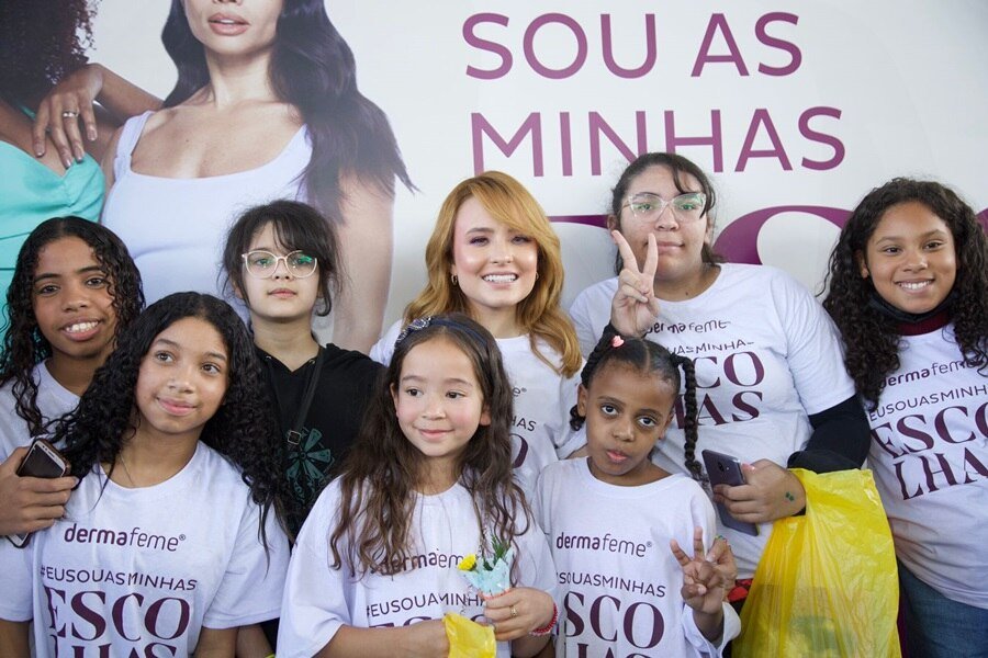 Larissa Manoela participa de evento da Cimed em São Paulo (Divulgação)