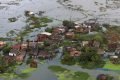 Sobrevoo de áreas afetadas pela chuva em Pernambuco - Metrópoles