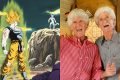 Goku e Freeza em Dragon Ball Z; à direita, a dupla Magno & Marciel