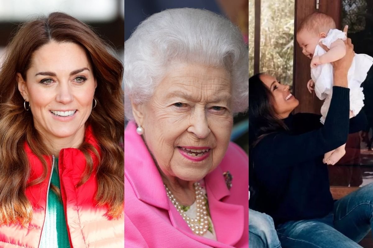 Kate Middleton, rainha Elizabeth, Meghan Markle e Lilibet Diana