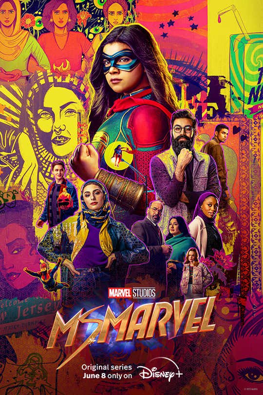 Foto colorida Cartaz Ms Marvel
