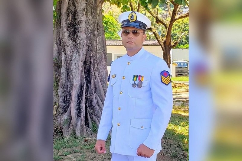 Bruno Cesar Gomes Pina- Sargento da Marinha morto no RJ 1