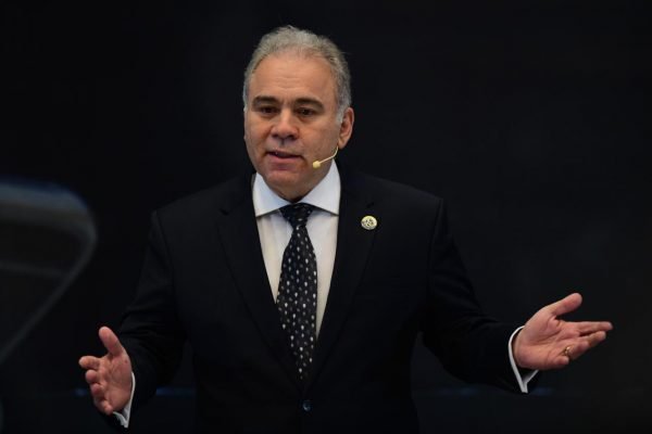 ministro saude Marcelo Queiroga durante evento Telesaúde