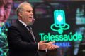 ministro saude Marcelo Queiroga durante evento Telesaúde