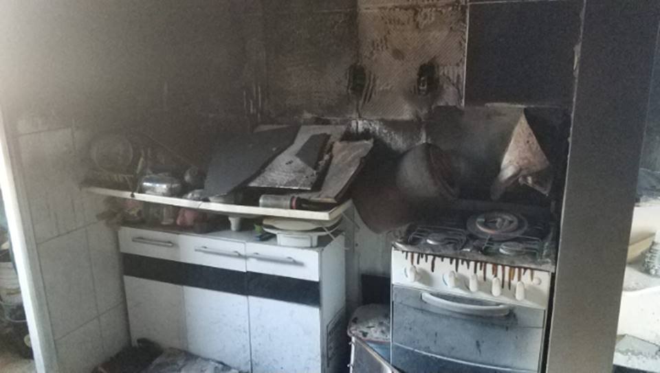 apartamento incendiado