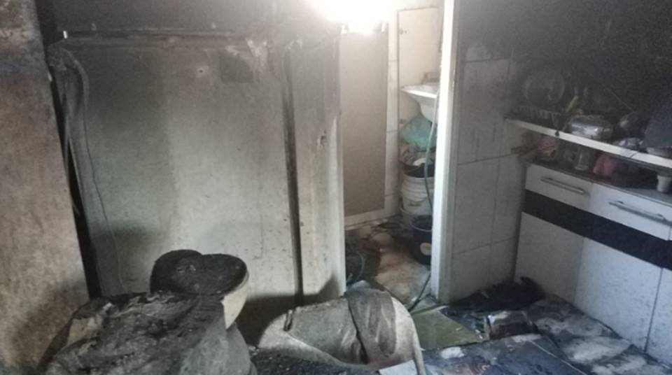 apartamento incendiado