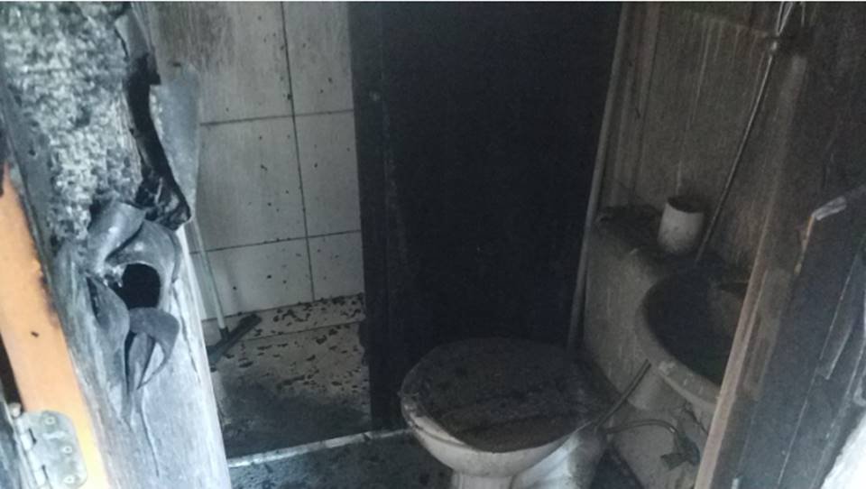 apartamento incendiado