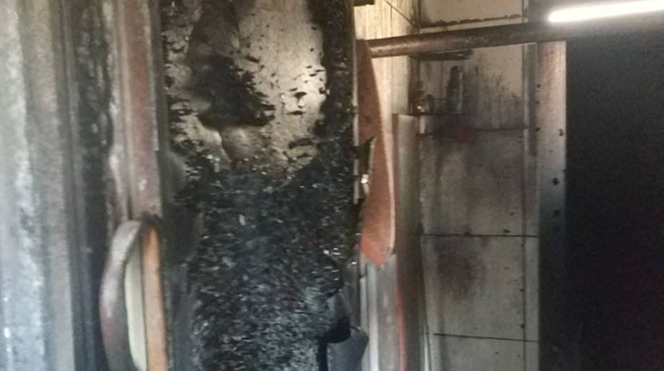 apartamento incendiado