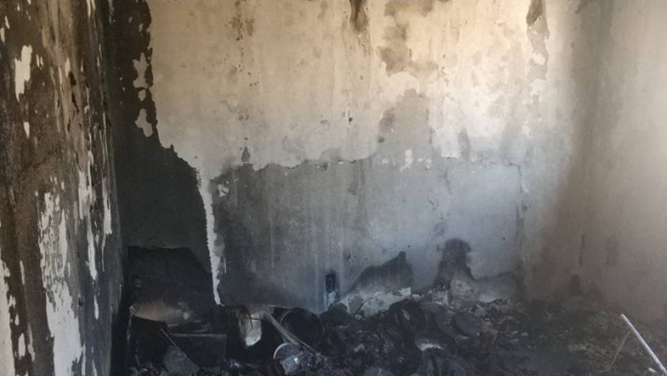 apartamento incendiado