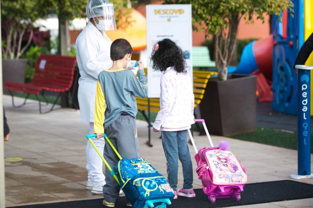 retorno aulas particulares durante pandemia escola Arvense brasilia