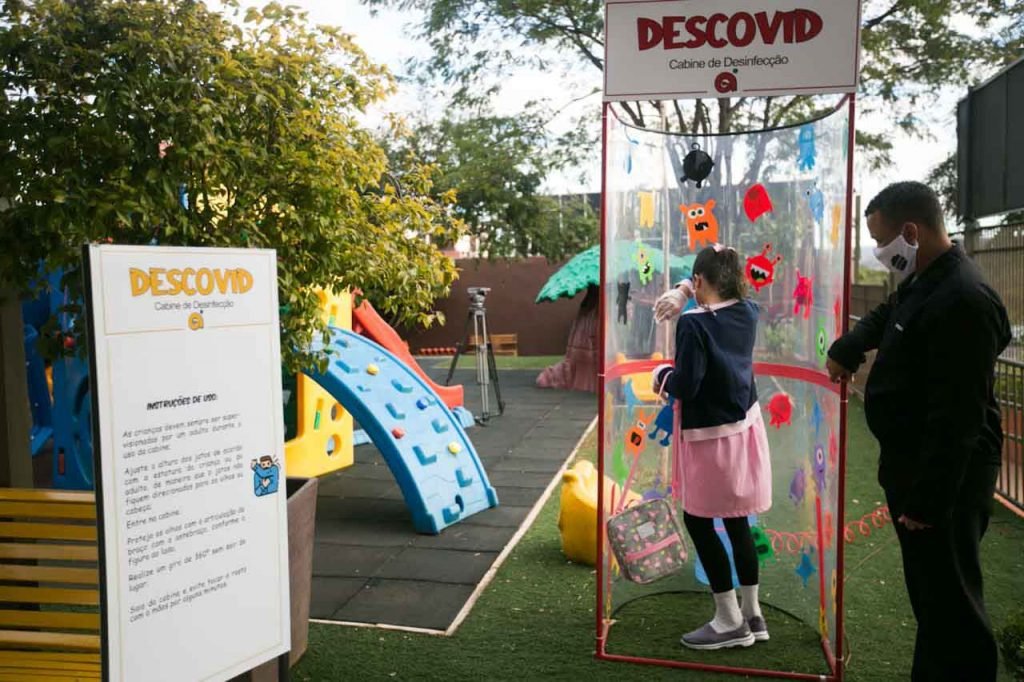 retorno aulas particulares durante pandemia escola Arvense brasilia