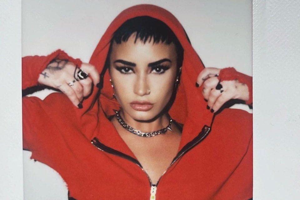 Demi Lovato, em foto para o Instagram