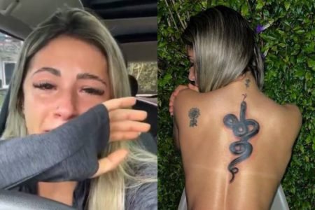 Tatuador de influenciadora que criticou desenho de cobra se pronuncia |  Metrópoles