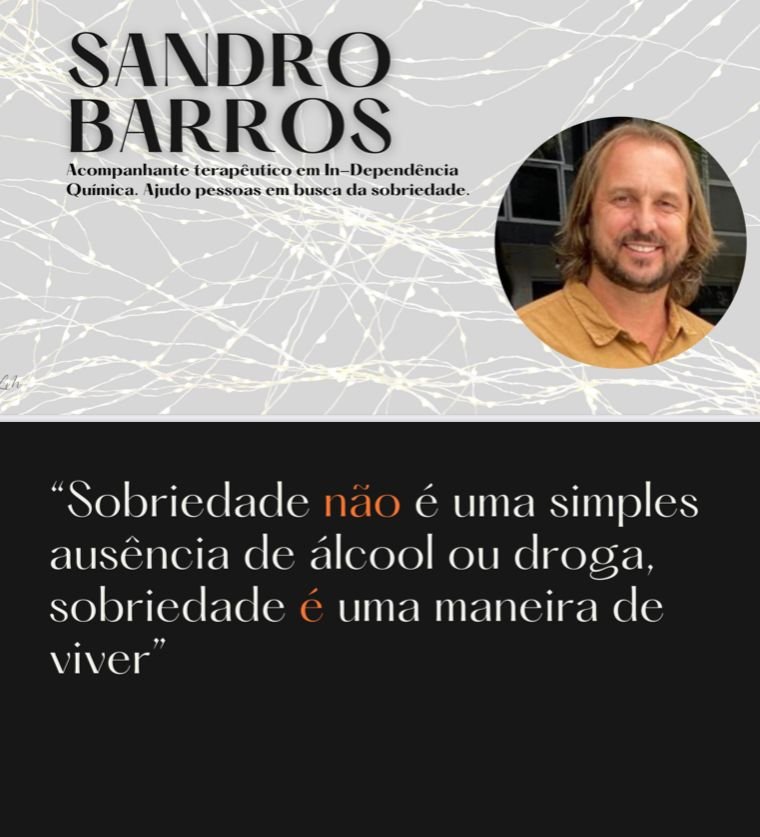 Sandro Barro, Terapeuta, cuidará de Sérgio Hondjakoff (Divulgação)
