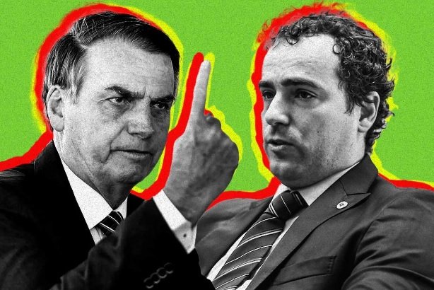 Jair Bolsonaro e Eduardo Fortunato Bim, presidente do IBAMA