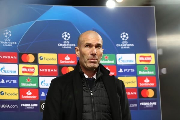 Zidane tem acordo para se tornar novo técnico do PSG, diz rádio