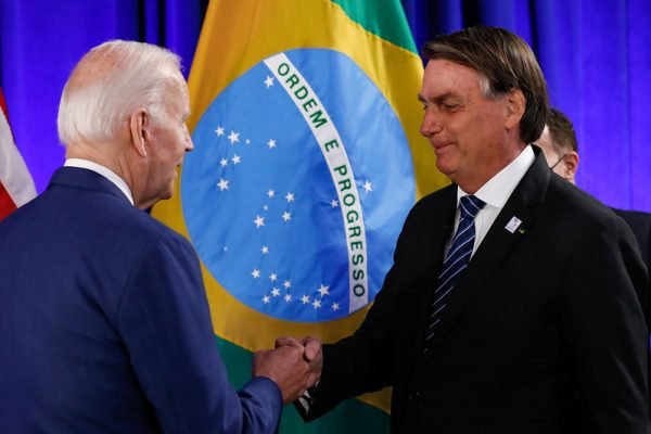 Jair Bolsonaro e Joe Biden