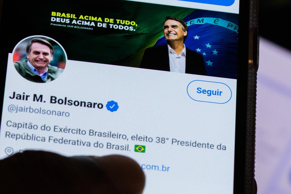 Twitter Bolsonaro reproducão