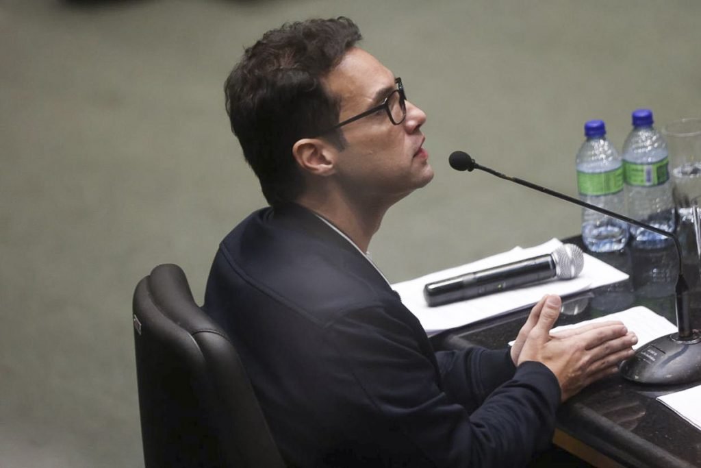 Depoimento do Dr Jairinho no TJRJ durante depoimento sobre a morte do menino Henry Borel no Rio de Janeiro