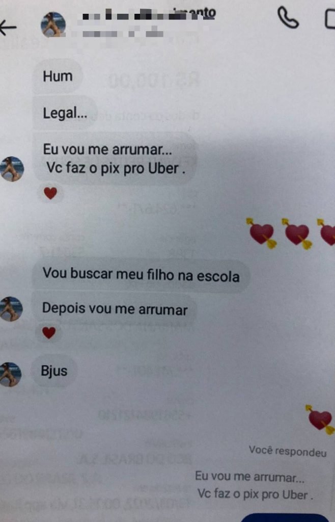Print de conversa no WhatsApp - Metrópoles