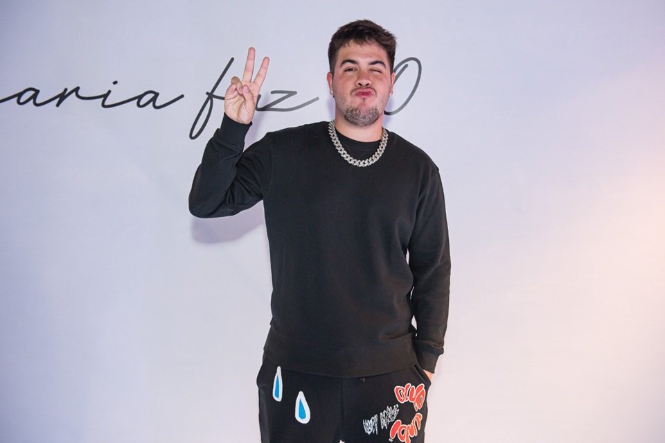 Álvaro Xaro na festa de Simaria (Foto: BrazilNews)