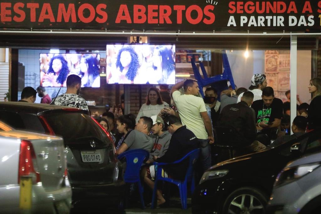 Movimento bares durante o periodo de pandemia