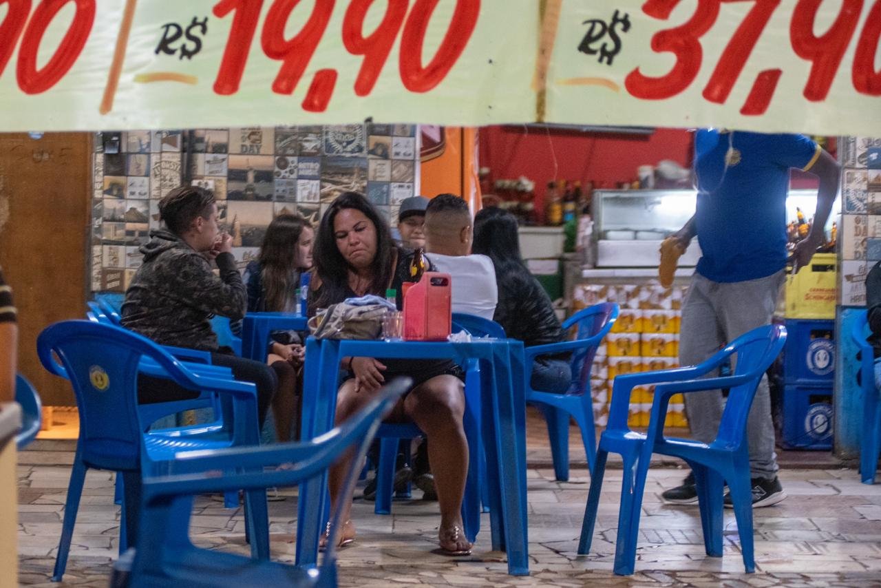 movimento bares taguatinga pandemia df