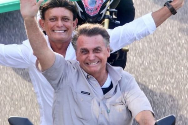 Jair Bolsonaro e deputado Éder Mauro