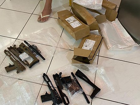 PF deflagra operação contra tráfico internacional de armas