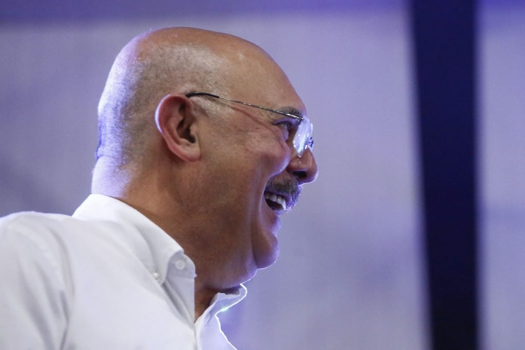 Milton Ribeiro, ministro da Educação durante evento em Goâainia