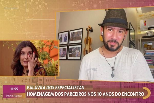 Fátima Bernardes chora com depoimento de Bráulio Bessa no Encontro