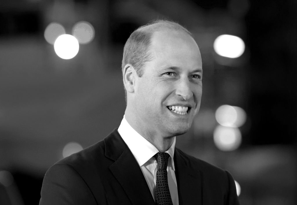 Fotografia do príncipe William em preto e branco- Metrópoles