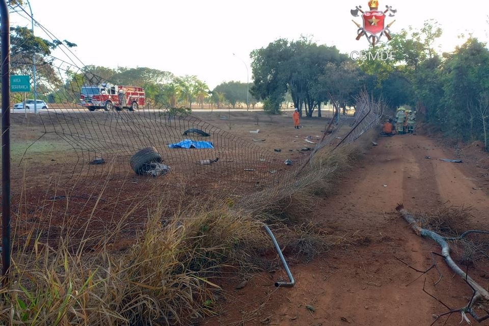 Acidente próximo ao Palácio do Jaburu